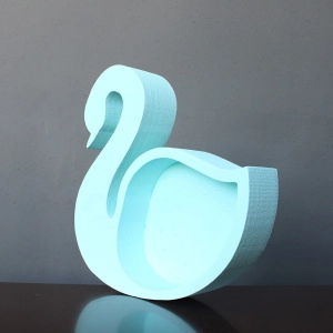 Коробка з пінопласту для квітів Лебідь